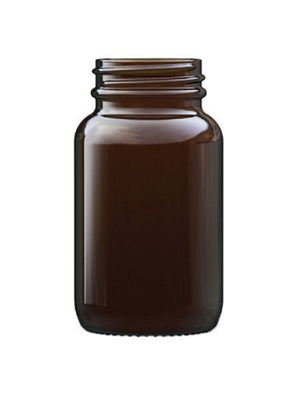 100ml Amber Glass Powder Jar