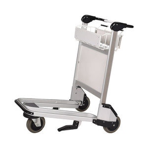 Chariot à bagages d'aéroport en aluminium Trafficker avec 3 roues