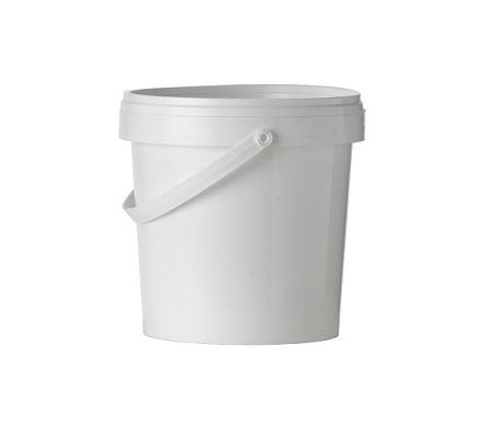 2.75 Litre White Bucket With Tamper Evident Lid