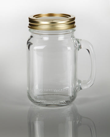 450ml Glass Mason Jar With Handle