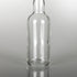 Botella de vidrio redonda miniatura de 50 ml para licores/esencias