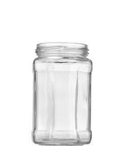 297ml (12oz) Octagonal Glass Jar