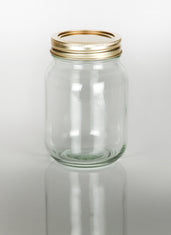 500ml Plain Mason Glass Jar