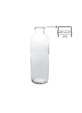 473ml (16oz) Traditional Glass Oil Bottle (Deep Twist Neck)