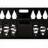 Stackable 10 Loaf Ventilated Bread Tray (Black) Back View