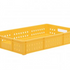 stackable mesh plastic bread & meat tray in yellow
