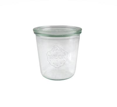 580ml Glass Weck Jar w/Lid, Clips and Rings