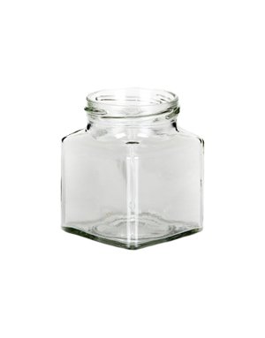 282ml Square Glass Jar