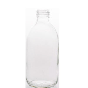 Bouteille en verre clair Alpha de 200 ml
