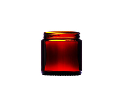 120ml Amber Glass Squat Jar