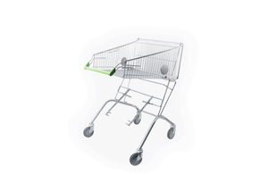 Chariot de courses connectable pour fauteuil roulant (100 Ltr)