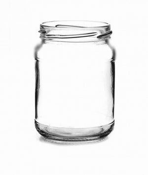 Pot de miel en verre de 353 ml (col à vis)