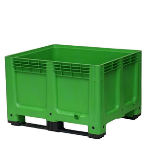 Boîte de stockage en plastique pour palettes verte