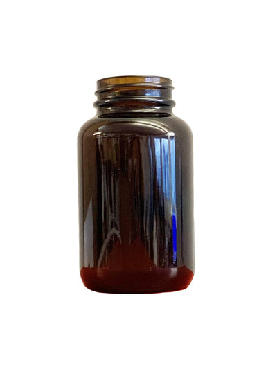 120ml (4oz) Amber Glass Powder Bottle