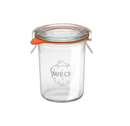 160ml Glass Weck Jar w/ Lid, Ring and Clips